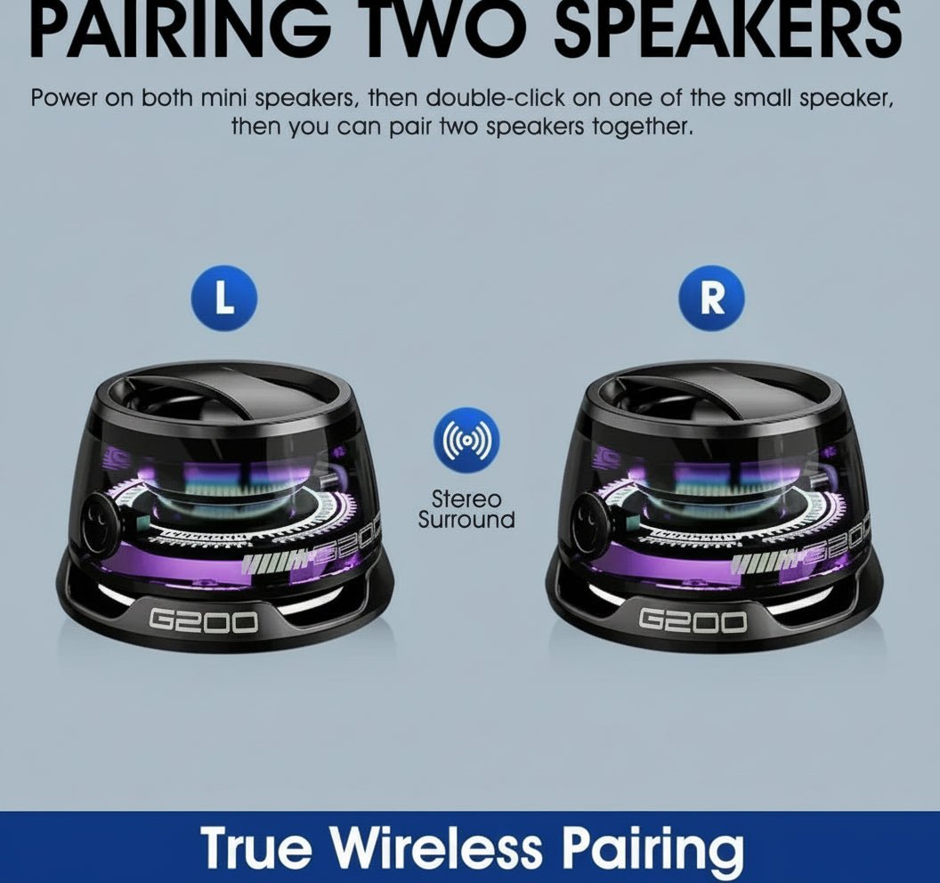 G200 Bluetooth Speaker - NexoraFx